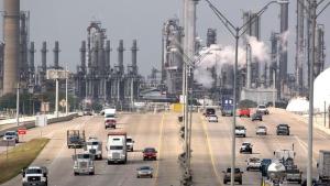 In this Nov. 21, 2007 file photo, Shell Oil Company's Deer Park refinery and petrochemical facility is shown in the background as vehicles travel along Highway 225 in Deer Park, TX (AP Photo/David J. Phillip, File)