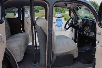 The inside of the car